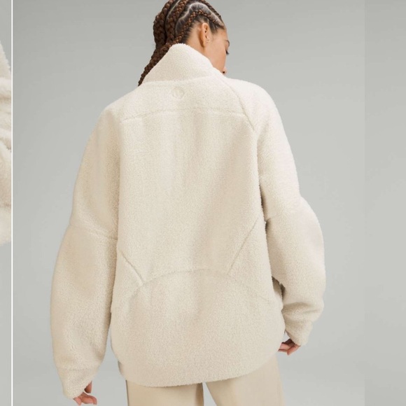 lululemon🍋Sherpa Scuba Oversized Fleece FunnelNeck XL/XXL NWT FTLV - Picture 3 of 12